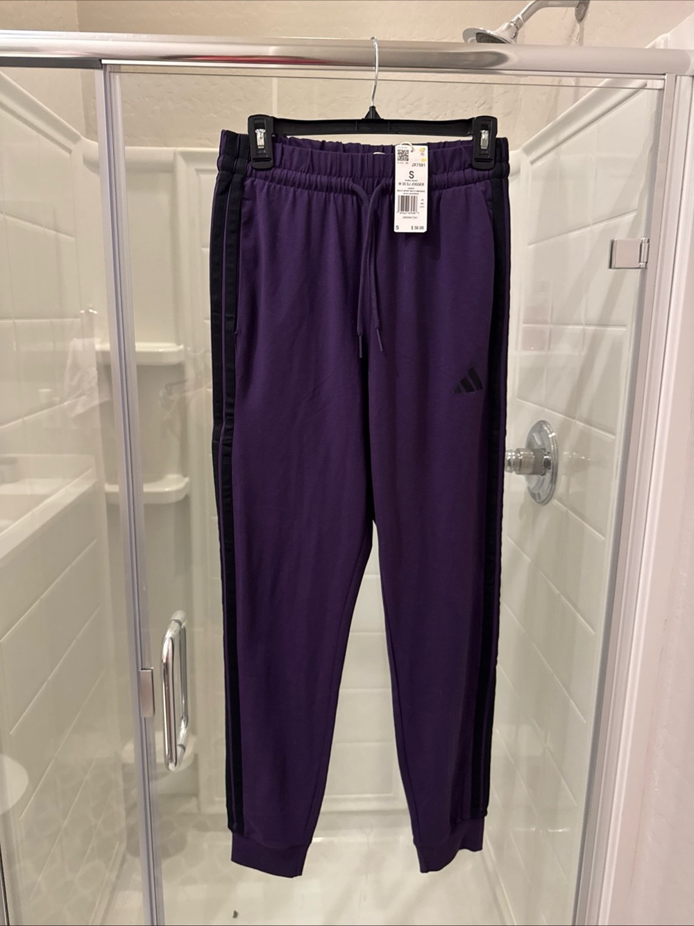 Adidas womens Purple Track Joggers